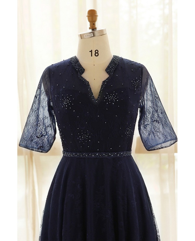 navy occasion dress plus size